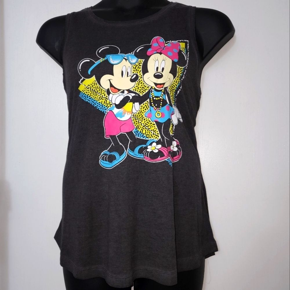 Disney Mickey n Minnie Beach Vibes Tank Top Junior Plus Size 2xl NWOT
